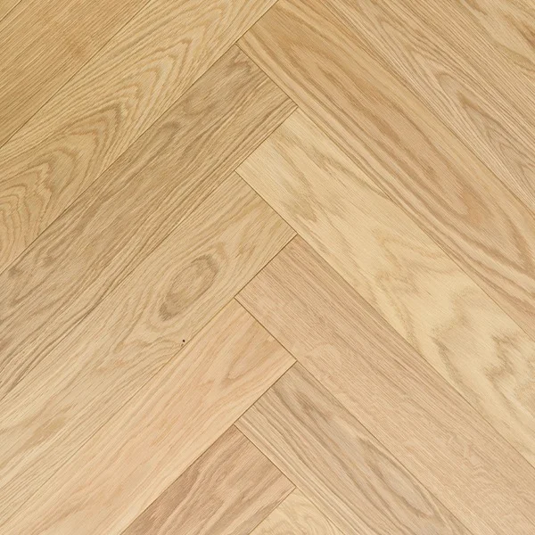 Staki Natural engineered oak herringbone flooring