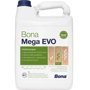 Bona Mega Evo waterborne lacquer 5L