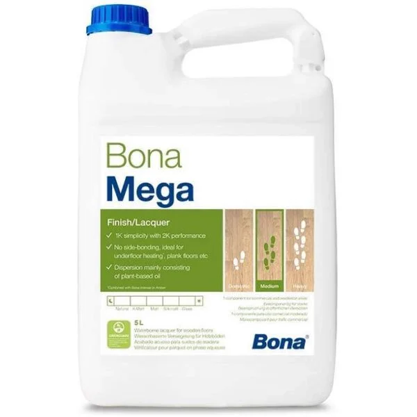 Bona Mega waterborne lacquer 5L